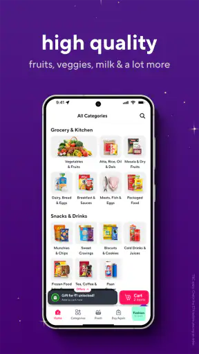 Zepto: Groceries in minutes screenshot 3