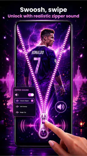Zipper Lock Screen Customizer screenshot 10
