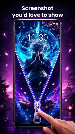 Zipper Lock Screen Customizer screenshot 2