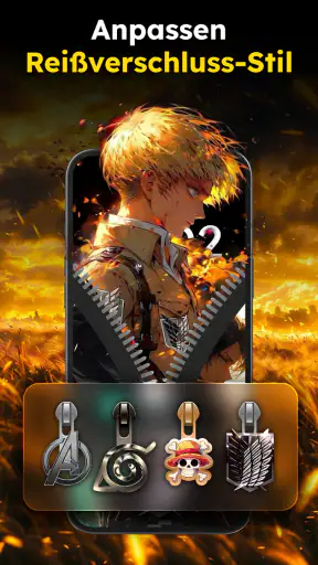 Zipper Lock Wallpapers Screen screenshot 10