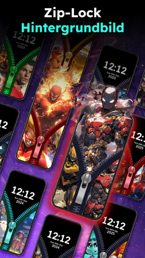 Zipper Lock Wallpapers Screen screenshot 11