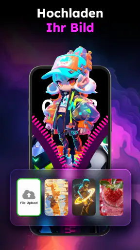 Zipper Lock Wallpapers Screen screenshot 12