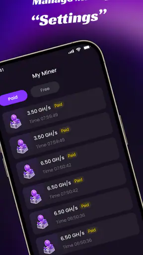 Zoxni Mining: Cloud Miner screenshot 3