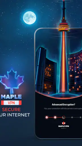 فیلتر شکن قوی پرسرعت Maple VPN screenshot 1