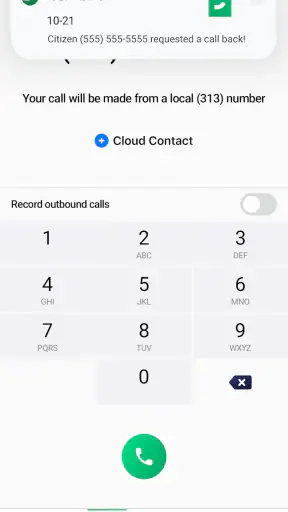 10-21 Police Phone screenshot 5