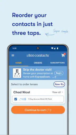 1800 Contacts - Lens Store screenshot 2