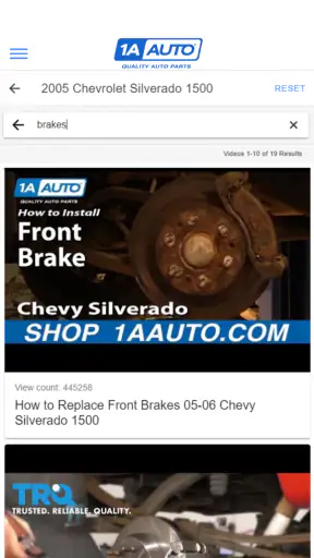 1A Auto: Parts & Repair Videos screenshot 2