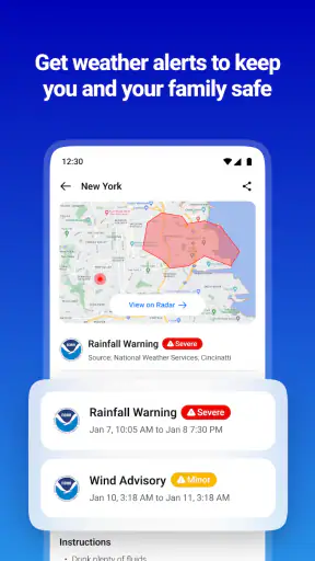 1Weather Forecasts & Radar screenshot 12