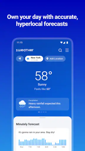 1Weather Forecasts & Radar screenshot 9