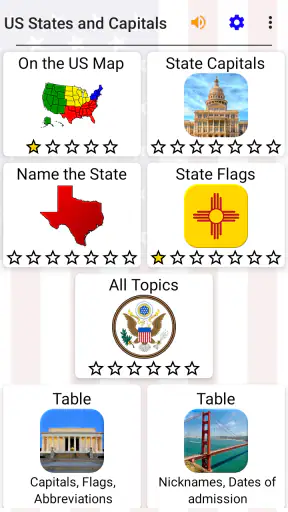 50 US States - American Quiz screenshot 7