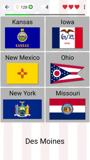 50 US States - American Quiz screenshot 8