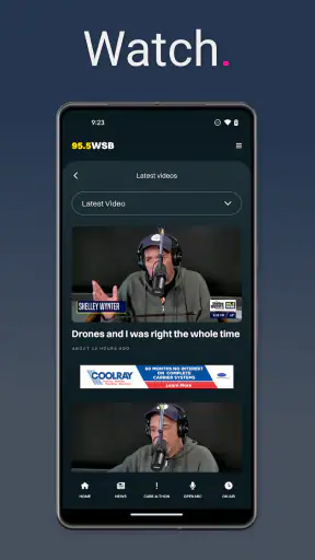 95.5 WSB screenshot 3