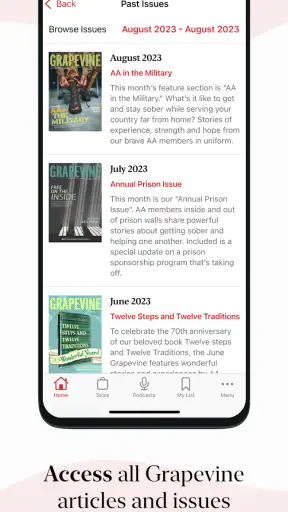 AA Grapevine screenshot 4