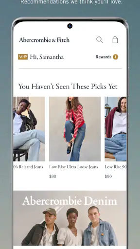 Abercrombie & Fitch screenshot 3