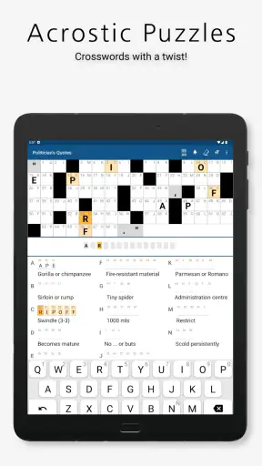 Acrostic Crossword Puzzles screenshot 8