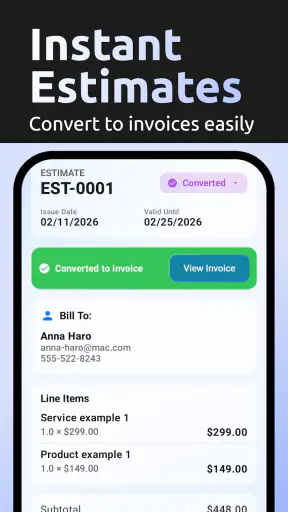 AI Invoice & Estimate Maker screenshot 9