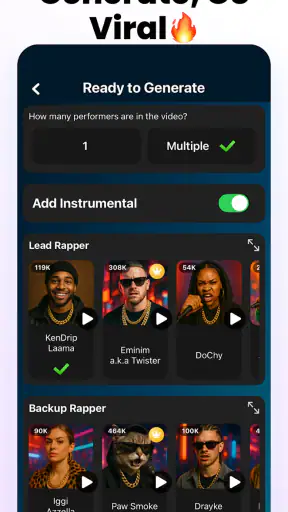 AI Music Video Maker - Rap AI screenshot 3