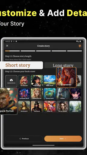AI Story Generator Novel Maker screenshot 9