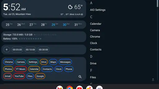 AIO Launcher screenshot 6