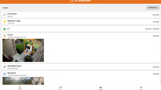 Alarm.com screenshot 10