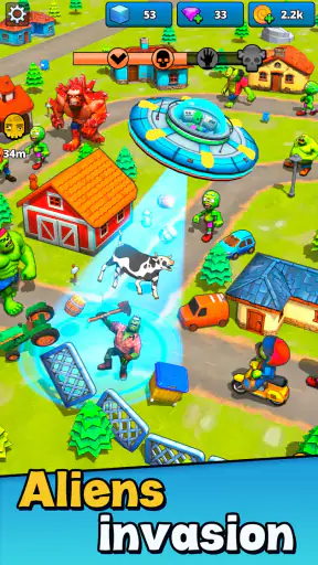 Aliens vs Zombies: Invasion screenshot 1
