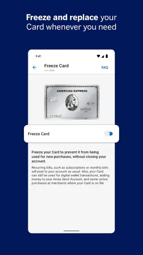 Amex screenshot 3