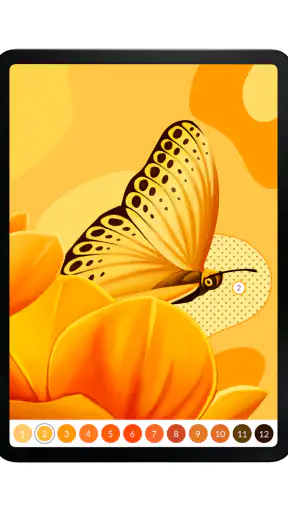Paint by Number April Coloring screenshot 6