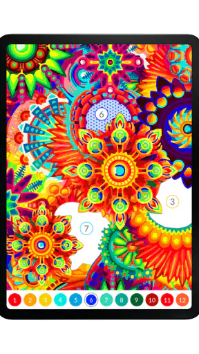 Paint by Number April Coloring screenshot 8