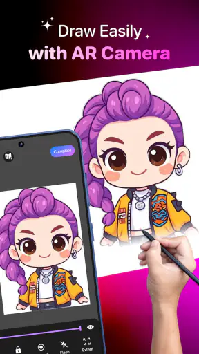 AR Art Draw: Trace & Paint screenshot 1