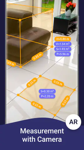 AR Ruler App: Tape Measure Cam screenshot 2