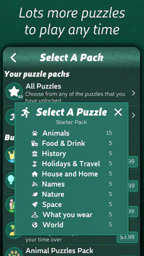 Astraware Wordsearch screenshot 5