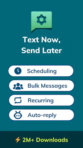 Auto Text - Schedule Messages screenshot 1