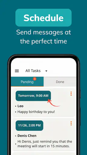 Auto Text - Schedule Messages screenshot 2