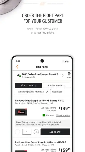 AutoZonePro Mobile screenshot 3