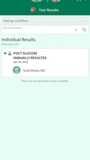 Avera MyChart screenshot 3