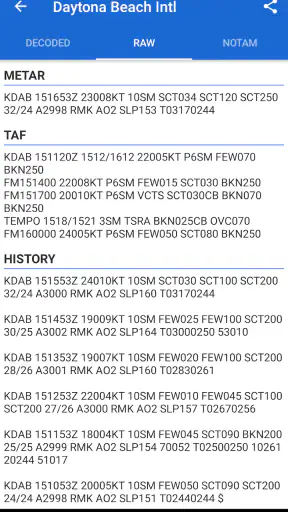 Avia Weather - METAR & TAF screenshot 3