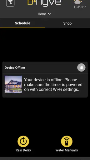 B-hyve screenshot 2