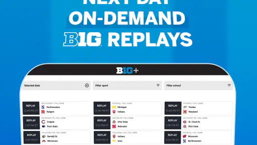 B1G+: Watch College Sports screenshot 9