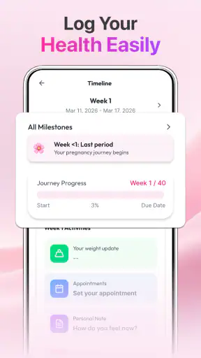 Baby & Pregnancy Tracker App screenshot 7