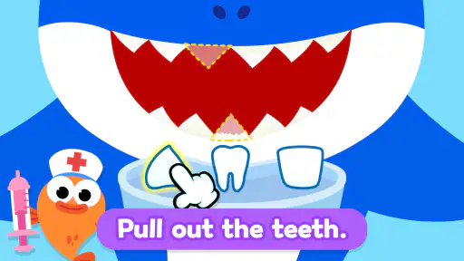 Baby Shark Dentist Play: Game screenshot 4
