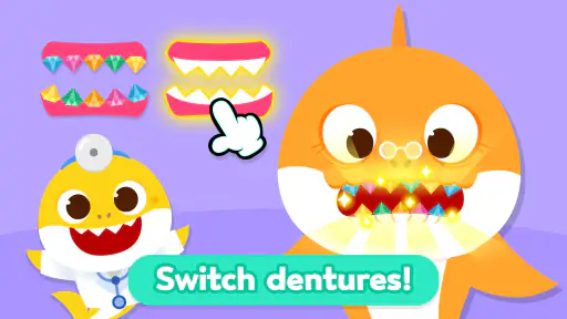 Baby Shark Dentist Play: Game screenshot 5