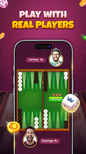 Backgammon Friends Online screenshot 2