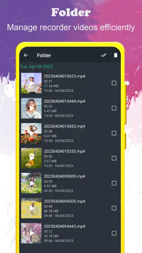 Background video recorder screenshot 8