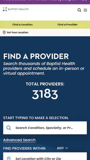 Baptist Health MyHealth screenshot 2