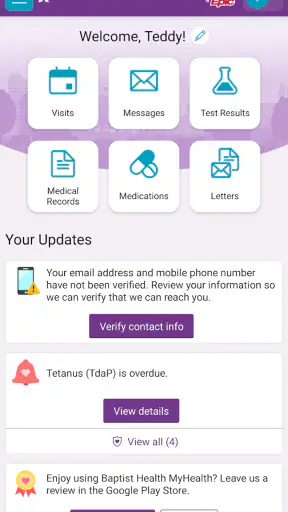Baptist Health MyHealth screenshot 6