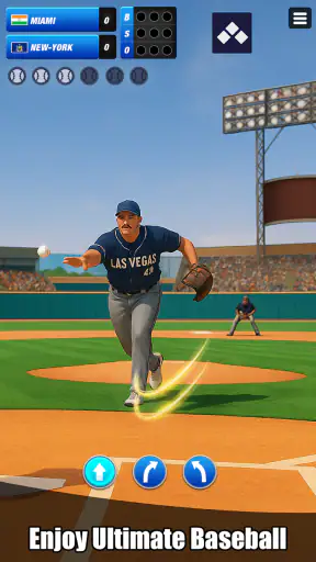 Baseball Super League: 3D Game screenshot 10