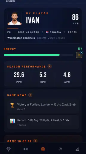 Basketball Career Sim 2026 screenshot 11