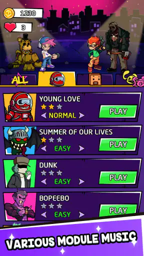 Beat Shooter Night: Rap Battle screenshot 10
