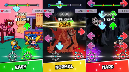 Beat Shooter Night: Rap Battle screenshot 2