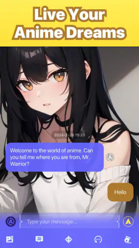 Bella: Anime Characters Chat screenshot 4